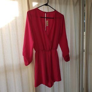 Hot Pink Romper